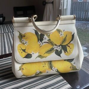 Lemon Print Handbag - Dolce & Gabbana